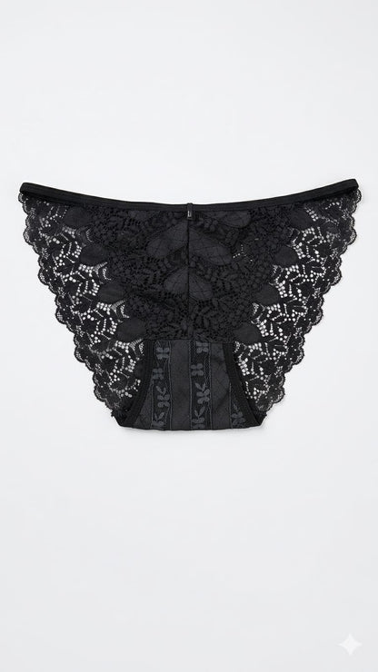Unique Print Design Lace Panty 