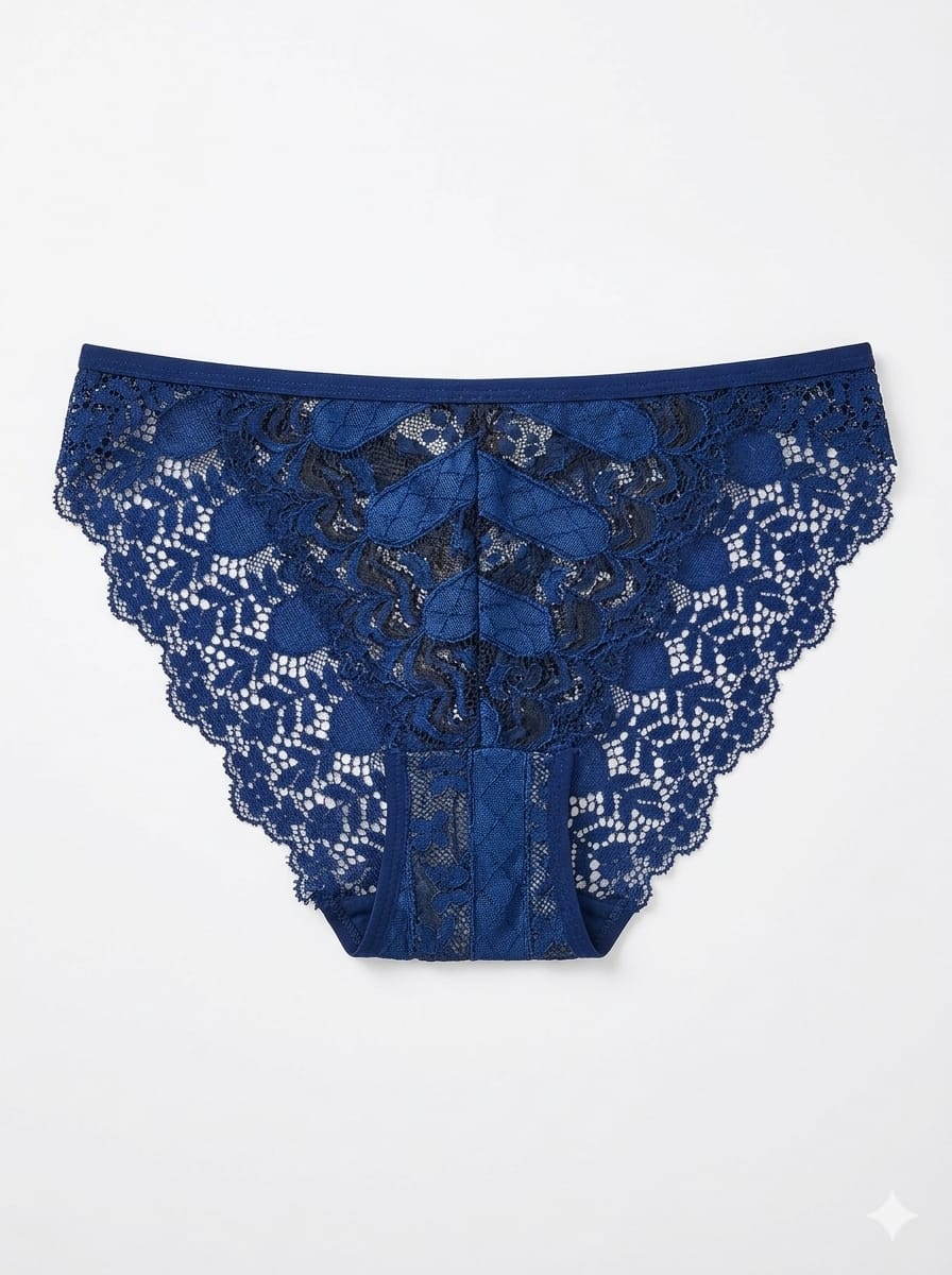 Unique Print Design Lace Panty 