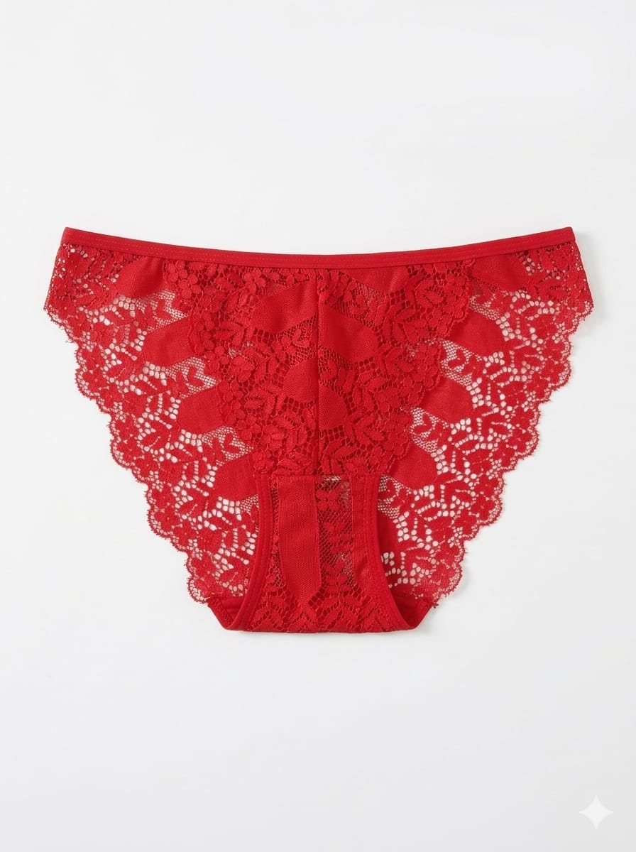 Unique Print Design Lace Panty 