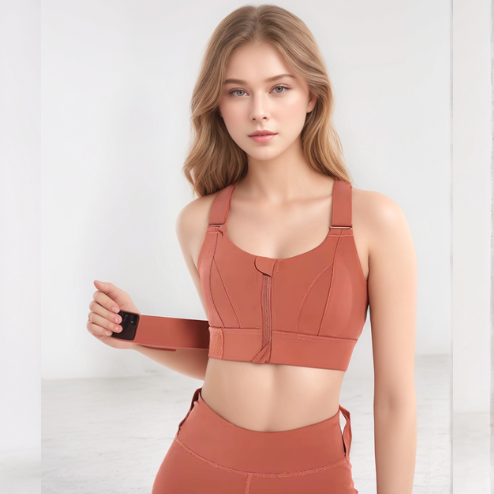 Brick Red SPORTS BRA