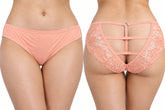 Floral Lace Open-Back Panty 