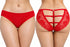 Floral Lace Open-Back Panty 