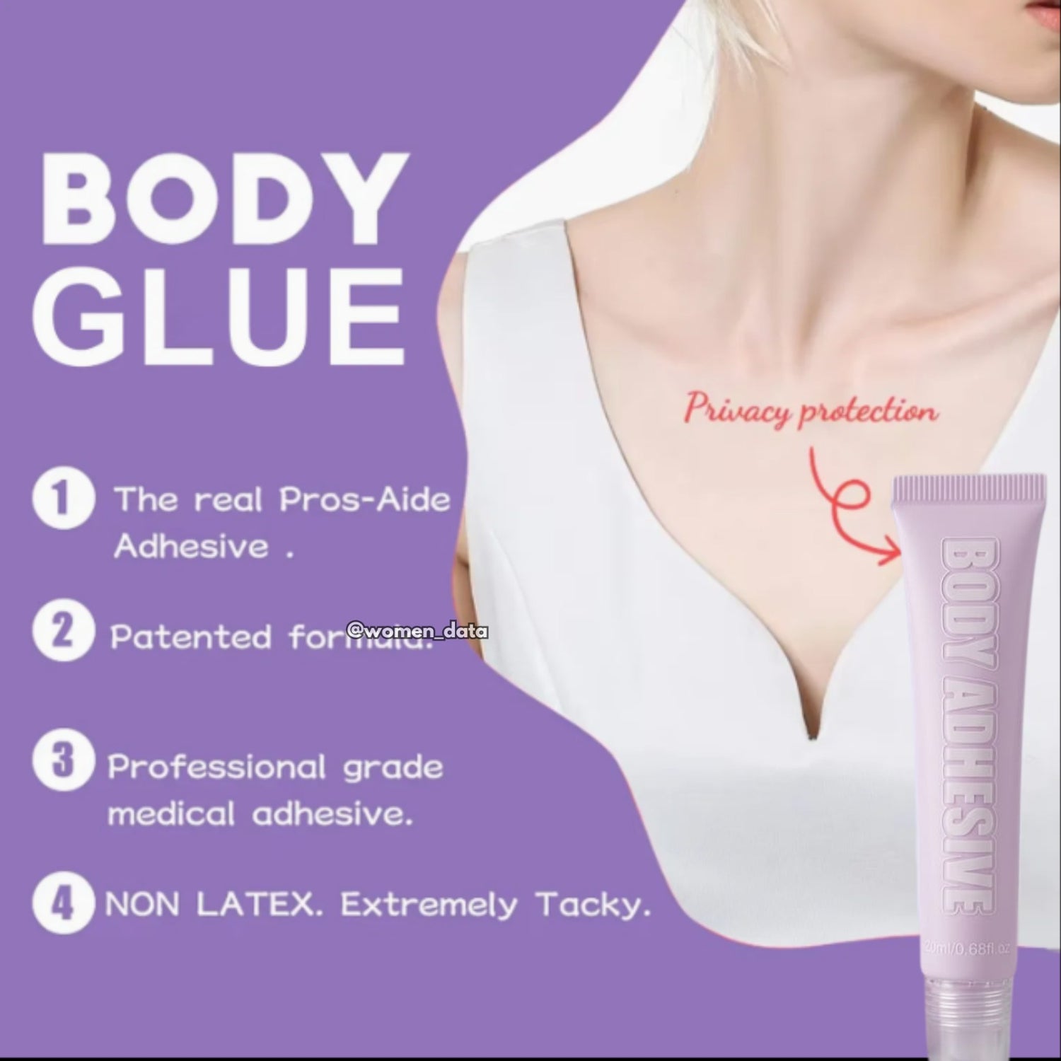 Body Adhesive Invisible Bra Glue for Secure Hold | 20ml
