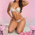 Sexy Floral Embroidered Bra & Panty Set 