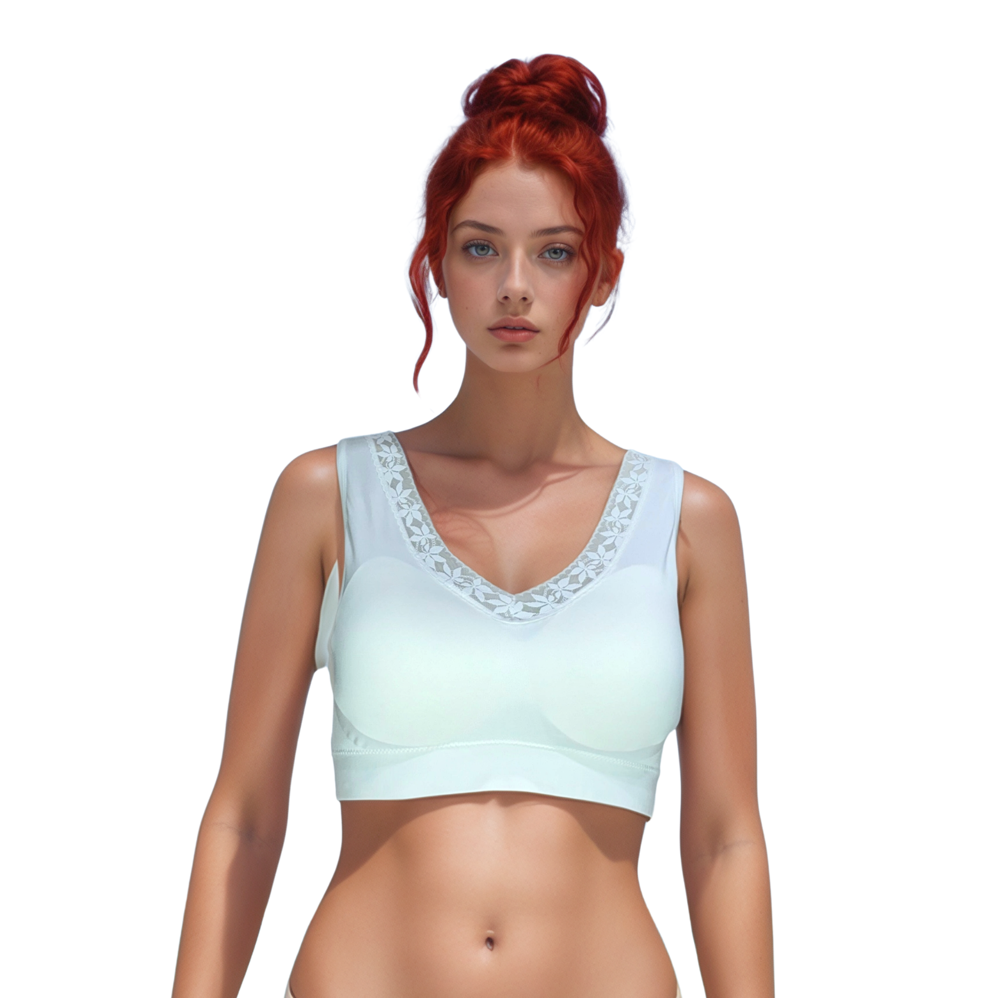 Women fashion V-Neck Lace Crop top | Women Data