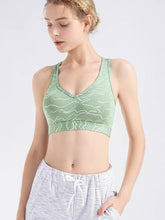 Wide Straps Chest Padded Sports Tank Top 