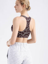 Wide Straps Chest Padded Sports Tank Top 