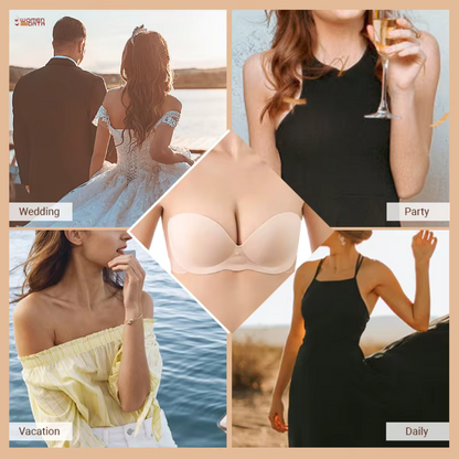 Sexy Women Inflatable Air Push Up Bra- Breast Enhancer Inserts for Perfect Lift