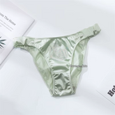 Women’s Silk Panty with Rhinestone Design 