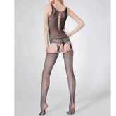 Women’s Black Fishnet Bodystocking 