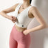White Workout Top Fitness Yoga Bra 