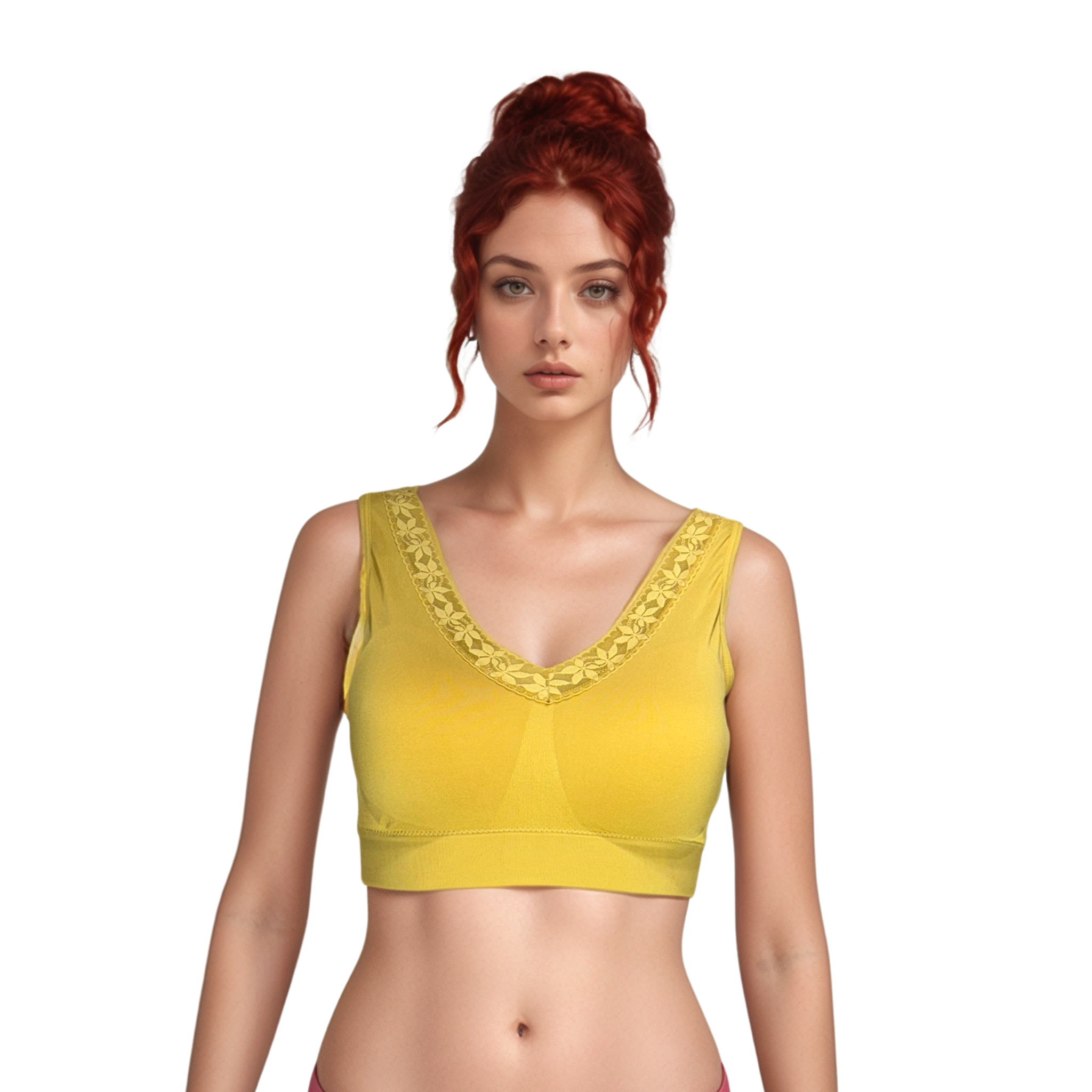 Women fashion V-Neck Lace Crop top | Women Data