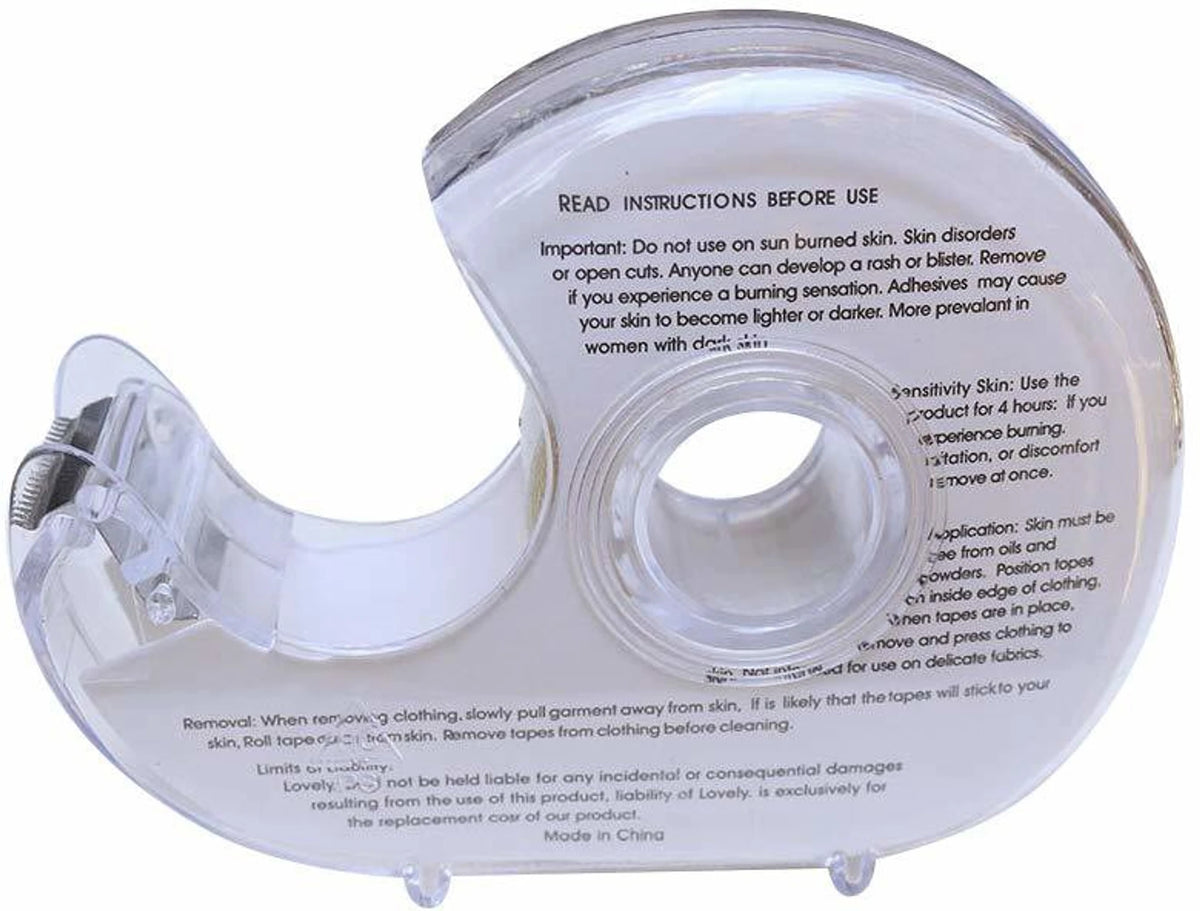 Double-Sided Fashion Tape for Women – Body &amp; Clothing Adhesive Tape with Dispenser