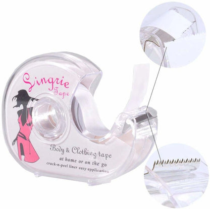 Double-Sided Fashion Tape for Women – Body &amp; Clothing Adhesive Tape with Dispenser