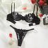Sexy Floral Embroidered Bra & Panty Set 