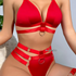 Lingerie Set with O-Ring Harness 