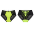 Neon Lime & Black Lace Strappy Back Briefs