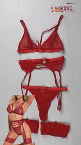 Seductive Mesh Lingerie Set 