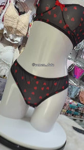 Mesh Bra & Panty Set  