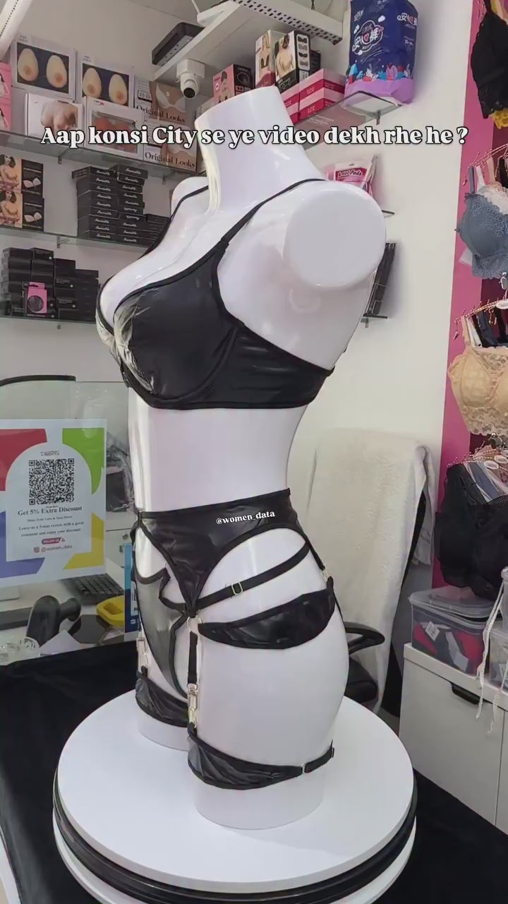 Sexy Lingerie Set with Garter Straps