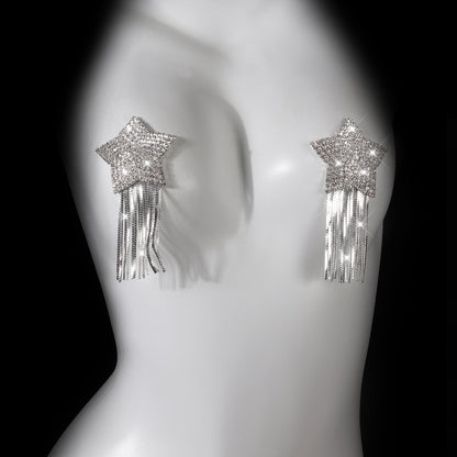 Crystal Star Tassel Nipple Covers