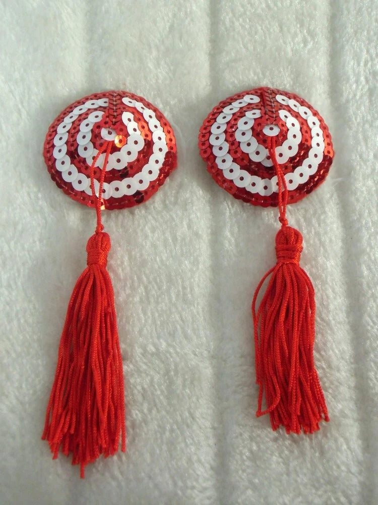 Sequins Tassels Nipple Cover Pasties
