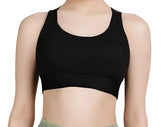 black yoga bra for ladies