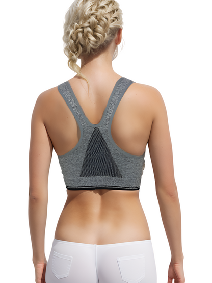 Cotton Lightly Padded Wire Free Sports Bra