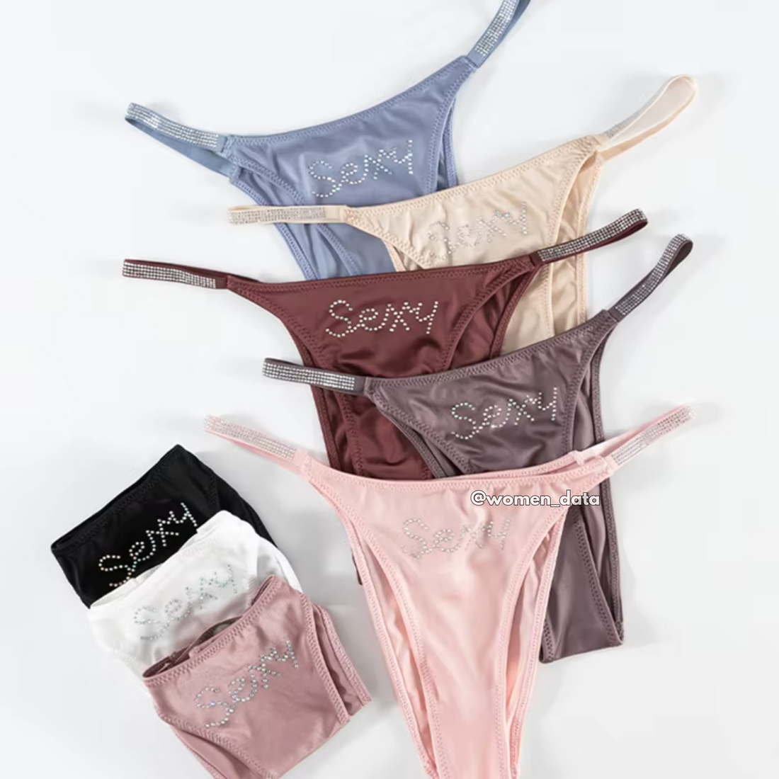 Sexy Rhinestone Thong