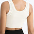 White Workout Top Fitness Yoga Bra