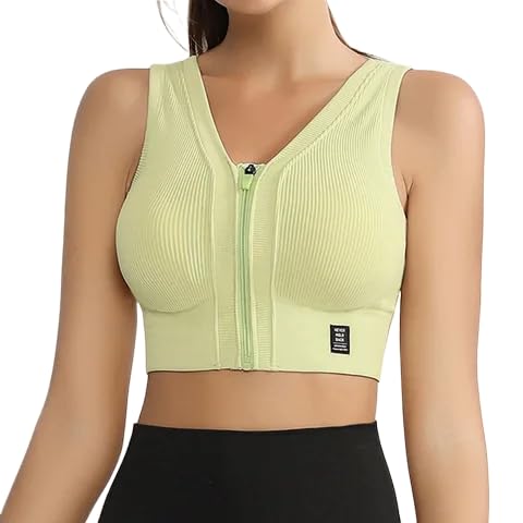 Green Workout Top Fitness Yoga Bra